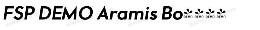 FSP DEMO Aramis Bo字体转换 FSP DEMO Aramis Bo字体转换